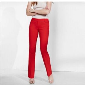 Express Women's Red Columnist Pants